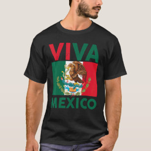 Camiseta Viva México Hispanas Bandera Mexicana Niños Orgull