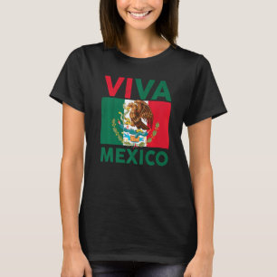Camiseta Viva México Hispanas Bandera Mexicana Niños Orgull