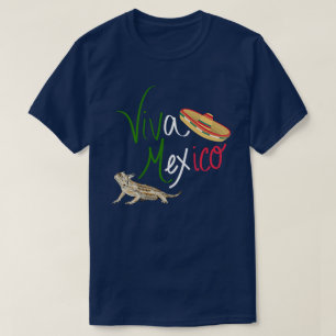 Camiseta Viva México Horned Lizard