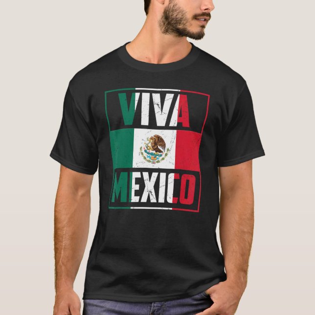 Camiseta Viva Mexico   Mexico Independence Day Decorations (Anverso)