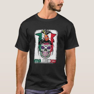 Camiseta Viva México Patrimonio Hispano Mes de Azúcar cráte
