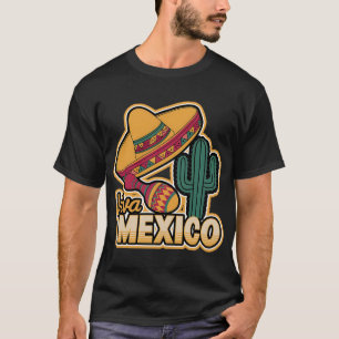 Camiseta VIVA MÉXICO Patrimonio hispano y cultura mexicana