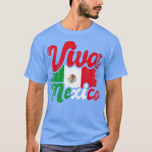 Camiseta Viva México Retro Orgullo Mexicano