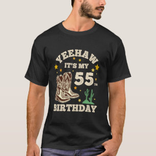 Camiseta Viva Mi 55 Cumpleaños Vaquero 55 Años Cumpleaños