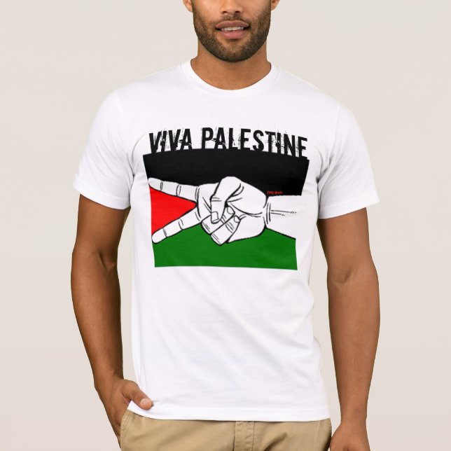 Camiseta viva Palestina (Anverso)