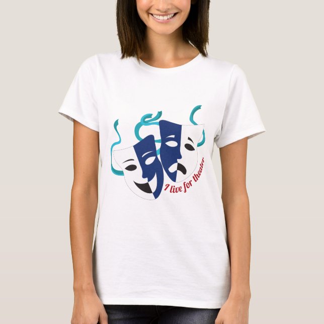 Camiseta Viva para el teatro (Anverso)