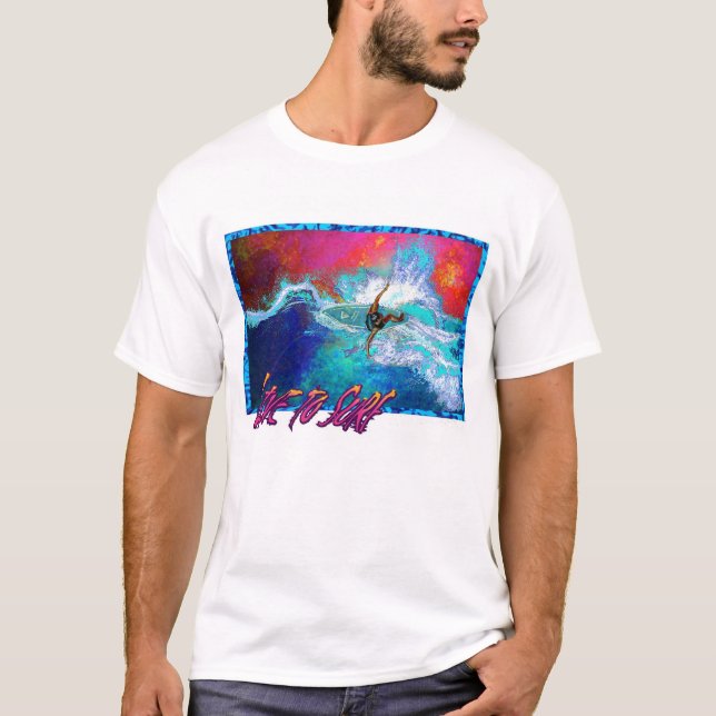 Camiseta Viva para practicar surf (Anverso)