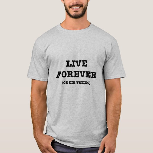 Camiseta Viva para siempre (Anverso)