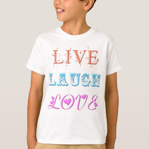 Camiseta Viva, ríe, ama