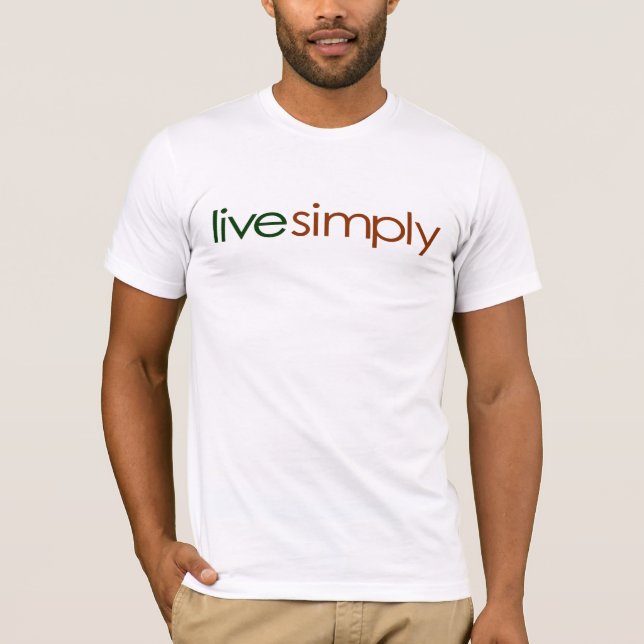 Camiseta Viva simplemente (Anverso)