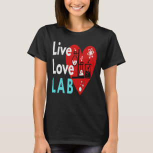 CAMISETA VIVE AMA LAB - VIDA DE LAB 