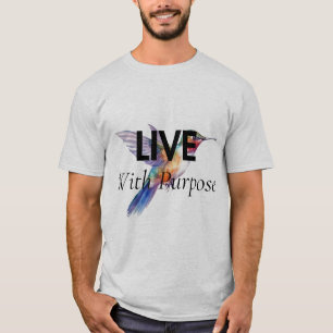 Camiseta Vive con Propósito   Motivación Inspiradora 