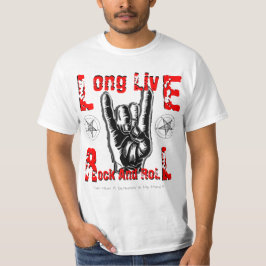 Camiseta Vive de largo el rock-and-roll