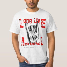 Camiseta Vive de largo el rock-and-roll