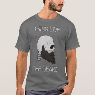 Camiseta vive de largo la barba