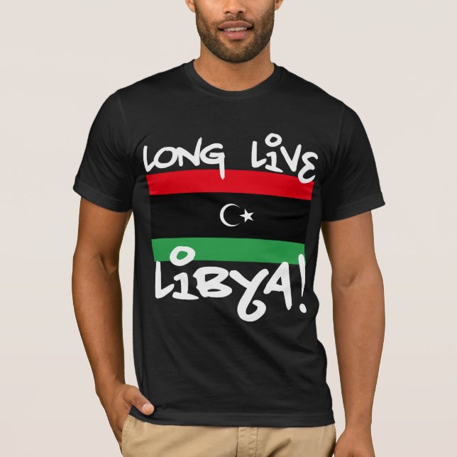 Camiseta ¡Vive de largo Libia! (Anverso)