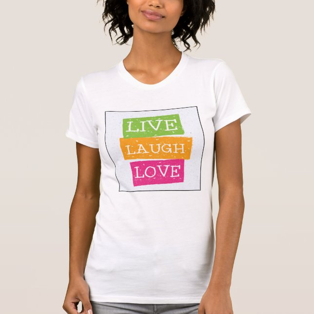 Camiseta Vive el amor 2 de la risa (Anverso)