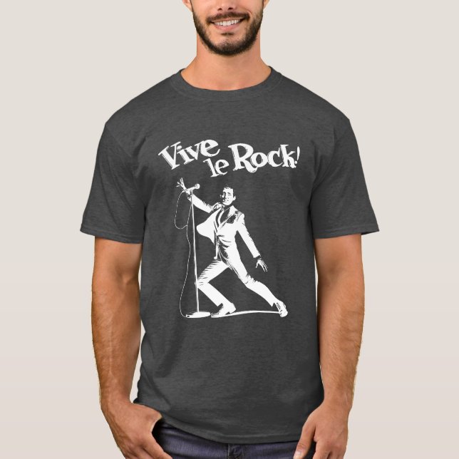 Camiseta ¡Vive el rock! (Anverso)
