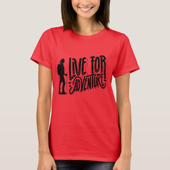 Camiseta Vive la aventura (Anverso)