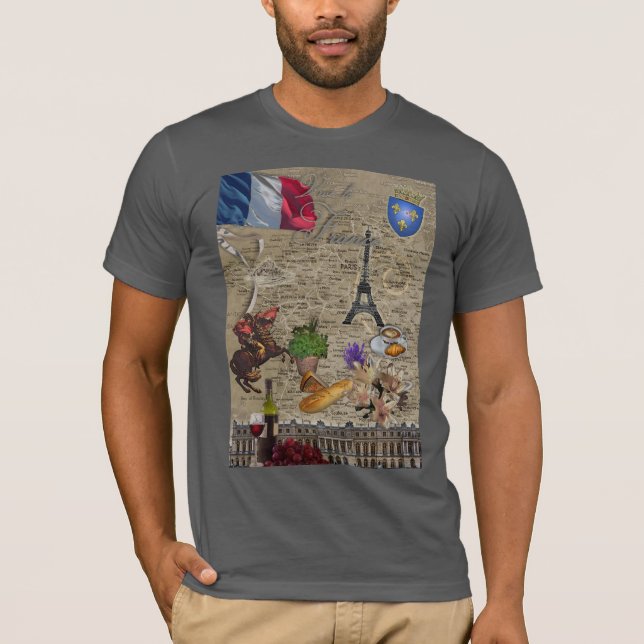 Camiseta ¡Vive la Francia! (Anverso)