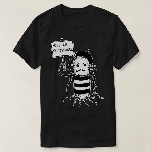 Camiseta Vive la resistencia (Diseño del anverso)
