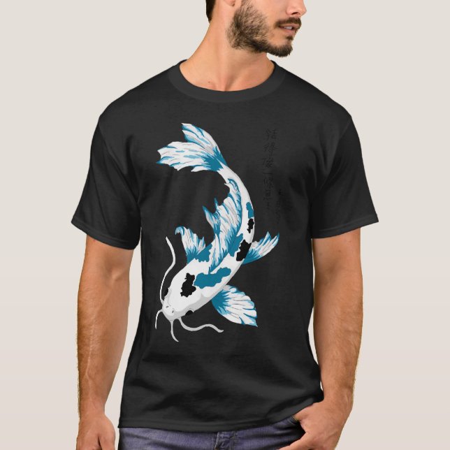 Camiseta Vive la vida como un pez... Contenido. (Anverso)