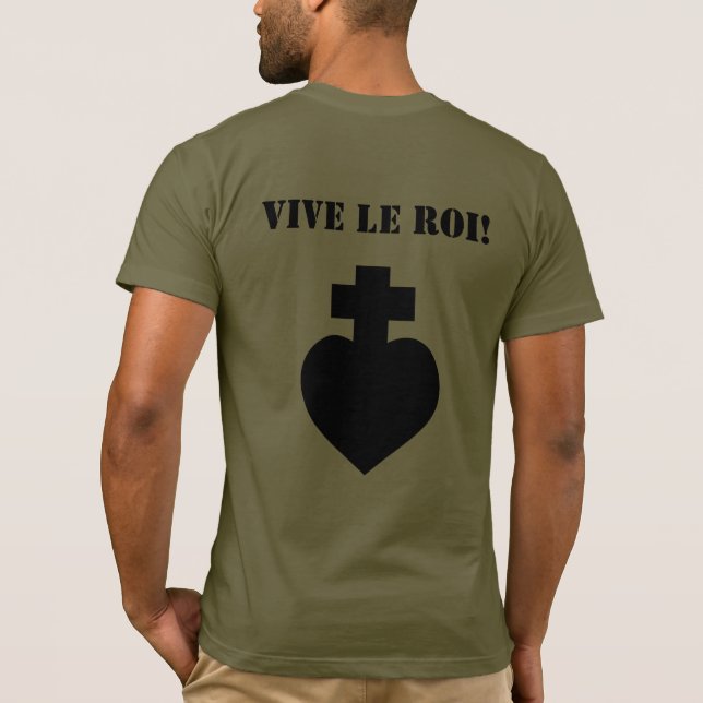 Camiseta ¡Vive le Roi! ( (Reverso)