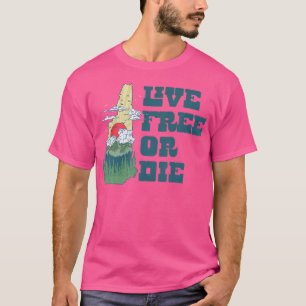Camiseta Vive Libre O Muere New Hampshire Outdoor Hiking St