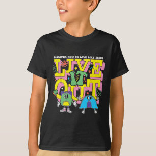 Camiseta Vive Lo Que Es Amar Como Jesús Vbs Campamento De V