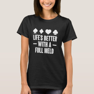 Camiseta Vive Mejor Con Una Mano Y Una Tarjeta De Pies Comp