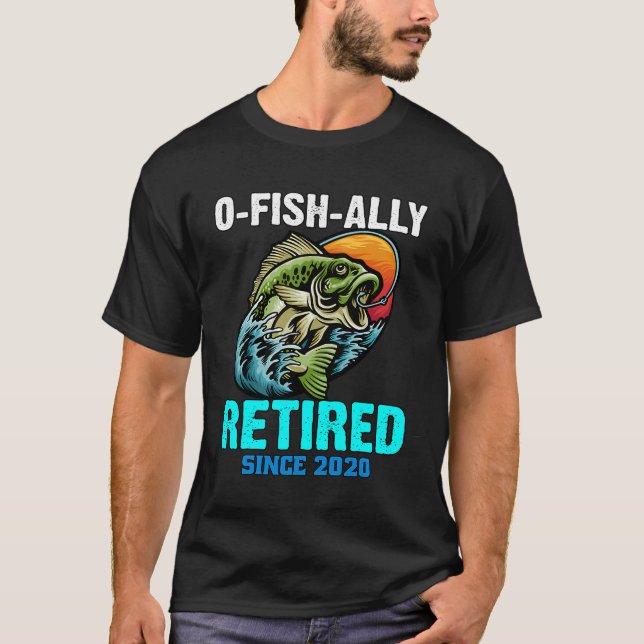 Camiseta Vive mucho tiempo y pesca (Anverso)