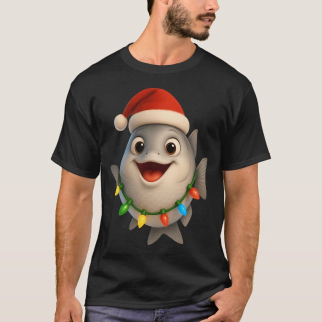 Camiseta Vive mucho y pesca (Anverso)