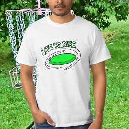 Camiseta Vive para el Disco, Golf de Disco 