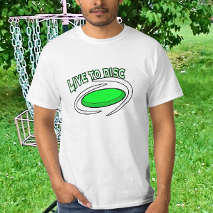 Camiseta Vive para el Disco, Golf de Disco