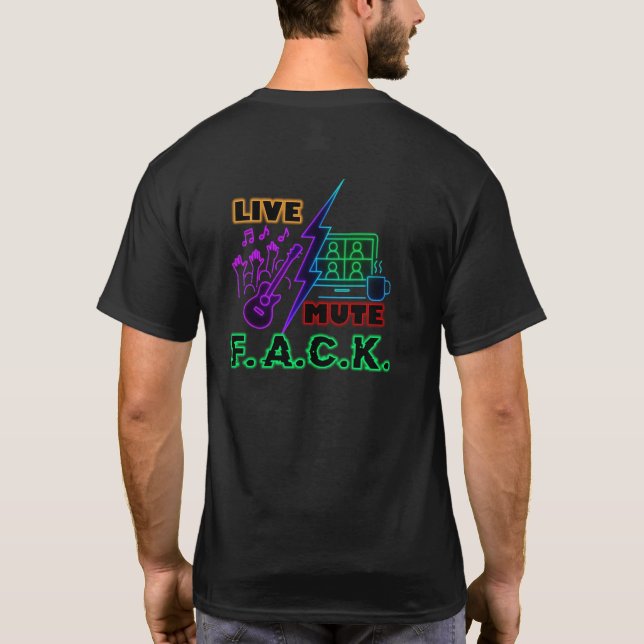 Camiseta Vive pero estás en silencio (Reverso)