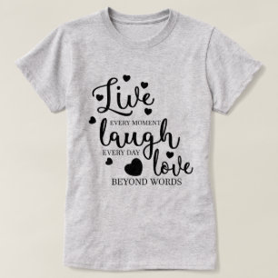 Camiseta Vive Ríe Ama