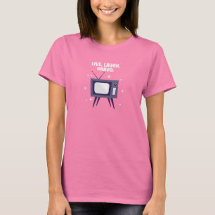 Camiseta Vive. Ríe. Bravo. - Bravo Reality TV