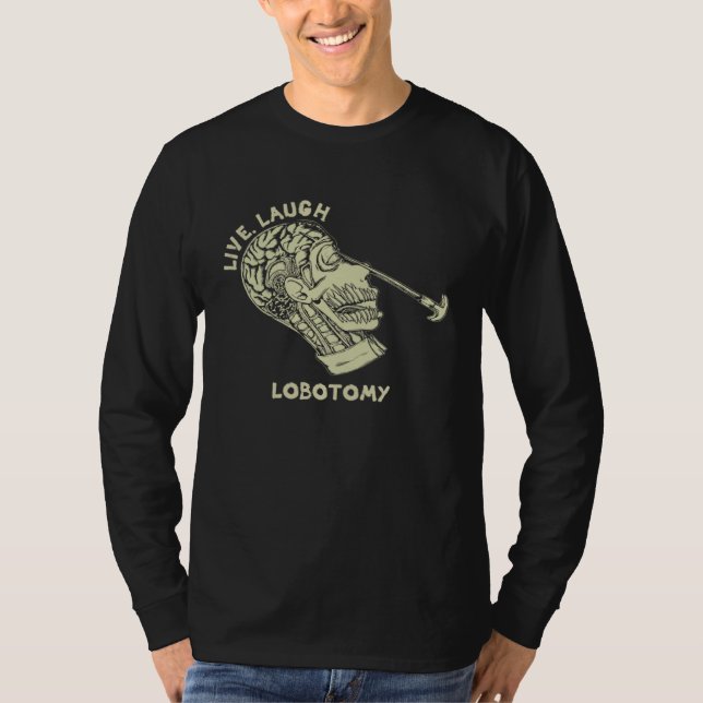 Camiseta Vive Ris Lobotomía Reto Mapache (Anverso)