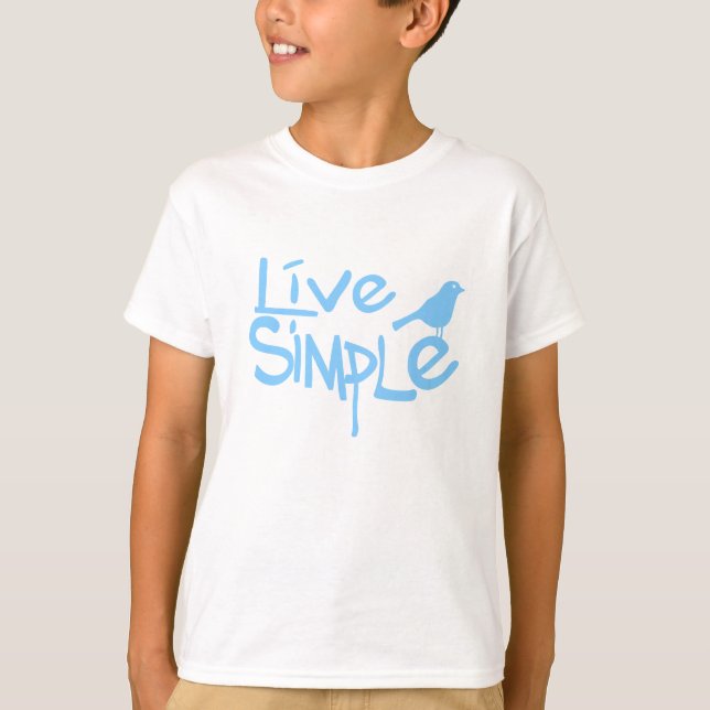 Camiseta Vive Simple (Anverso)