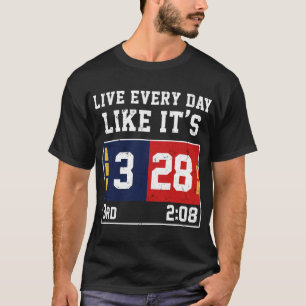 Camiseta Vive todos los días como si fuera fútbol 28-3