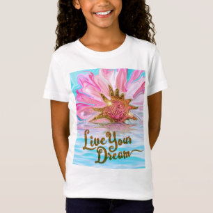 Camiseta Vive tu sueño - poder de las flores Rosas
