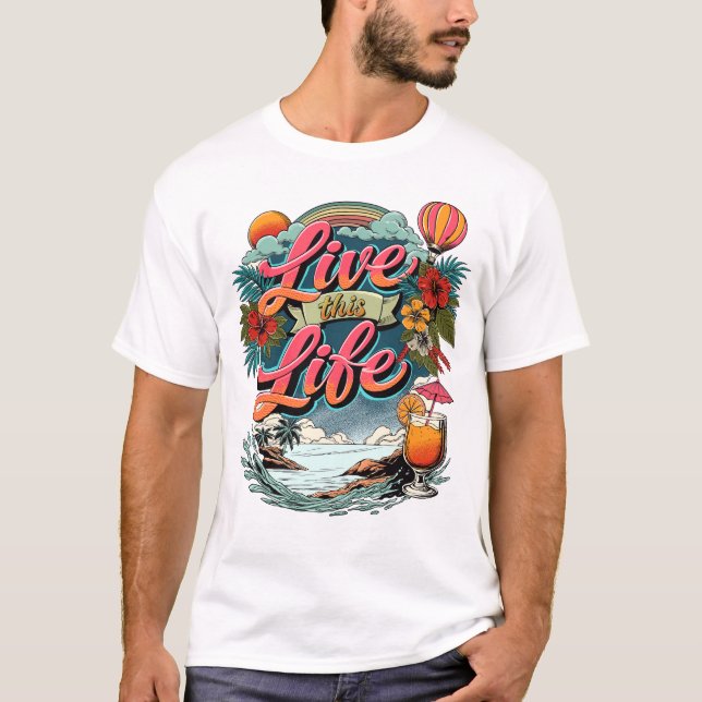 Camiseta Vive tu vida (Anverso)