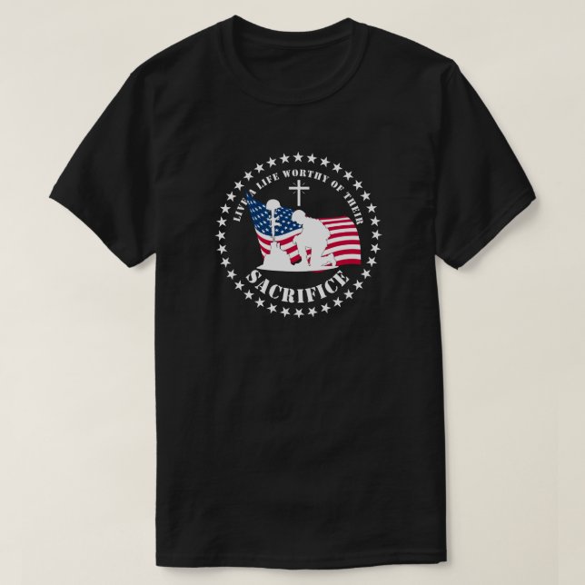 Camiseta Vive una vida digna2 -Vet (Diseño del anverso)