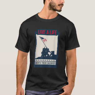 Camiseta Vive Una Vida Que Vale La Pena Sacrificar A Los Ve
