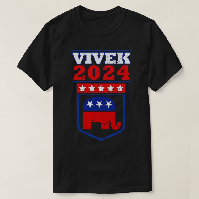 Camiseta Vivek Ramaswamy 2024: Nueva ola en el discurso pre (Diseño del anverso)