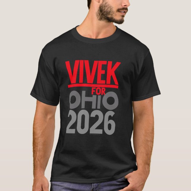 Camiseta Vivek Ramaswamy para gobernador de Ohio 2026 Moder (Anverso)