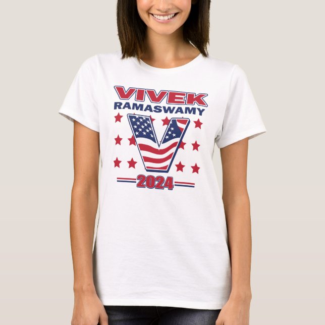 Camiseta Vivek Ramaswamy para presidente (Anverso)