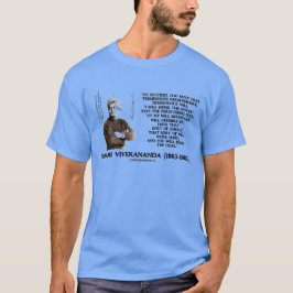 Camiseta Vivekananda Para El Éxito Tendrá Perseverancia