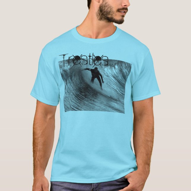 Camiseta Viven, aman, practican surf, los caballetes (Anverso)