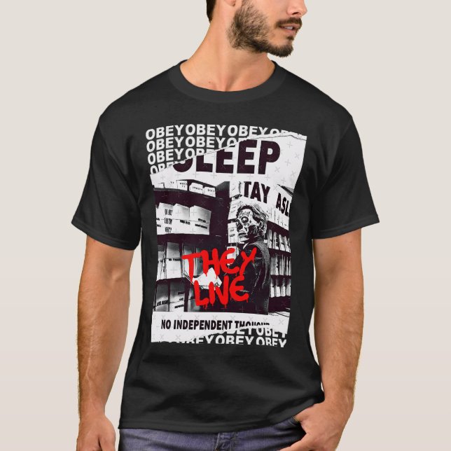 Camiseta Viven OBEDECER Culto Retro Ventilador clásico de h (Anverso)